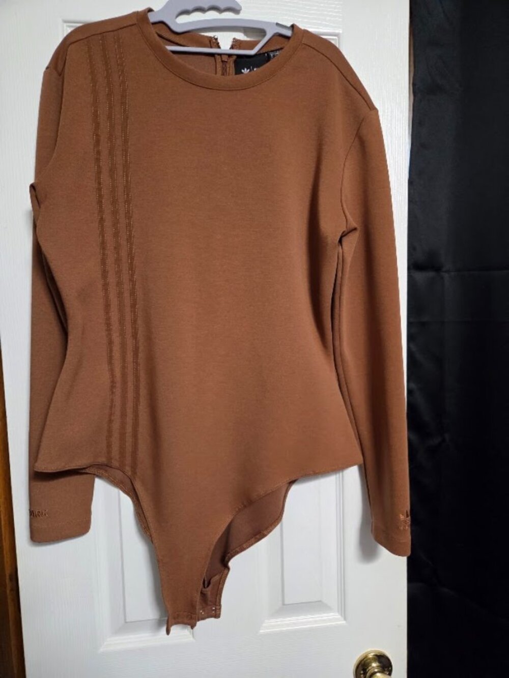 adidas x IVY PARK Beyoncé Bodysuit Wild Brown 3-Stripes 1X
